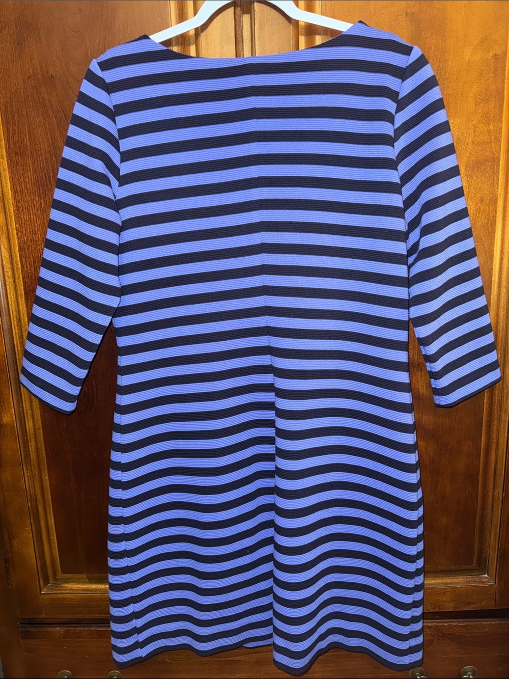 Lilly Pulitzer Charlene Shift Dress Purple/Black Stripe size Large. - Picture 4 of 7